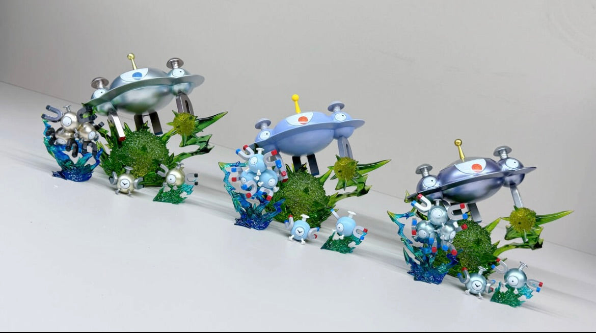 [IN STOCK] 1/20 Scale World Figure [PALLET TOWN] - Magnemite & Magneton & Magnezone