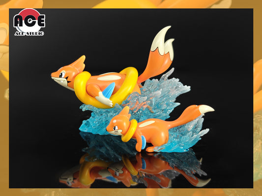 [PREORDER] 1/20 Scale World Figure [ACE] - Buizel & Floatzel