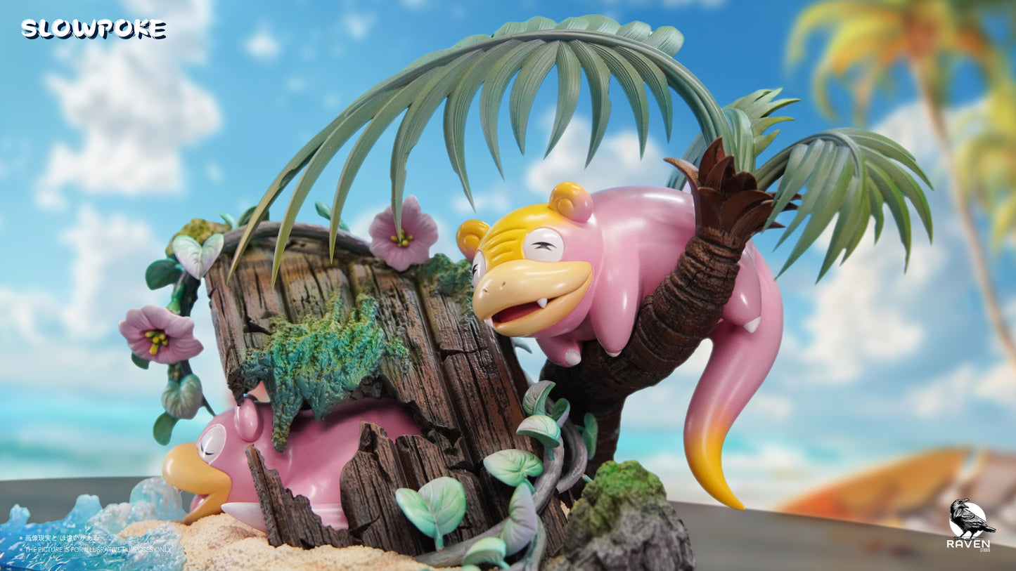 [PREORDER] Mini Statue [RAVEN] - Slowpoke & Galarian Slowpoke