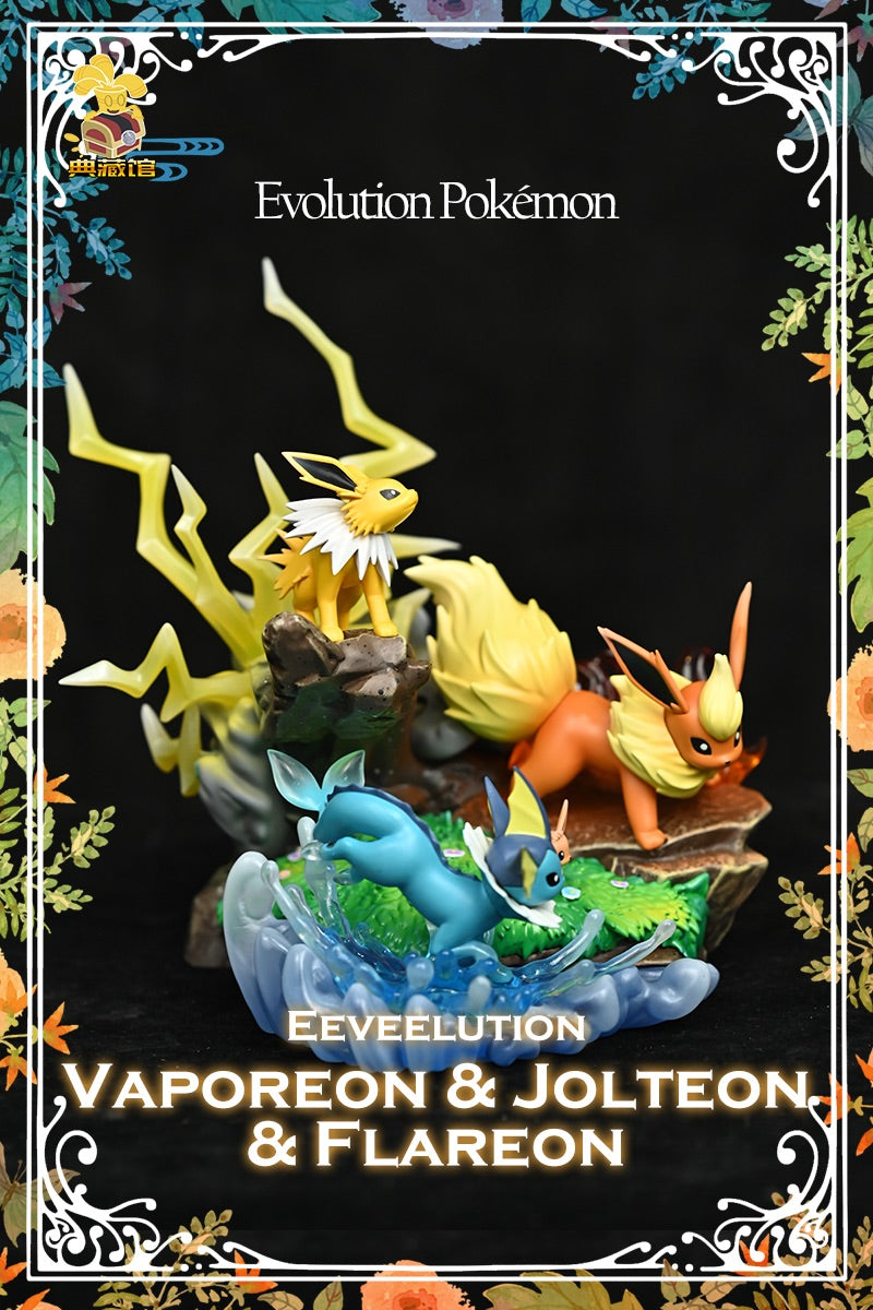 [IN STOCK] 1/20 Scale World Figure [DCG] - Eevee & Vaporeon & Jolteon & Flareon