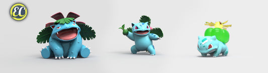 [PREORDER] 1/20 Scale World Figure [EC] - Bulbasaur & Ivysaur & Venusaur