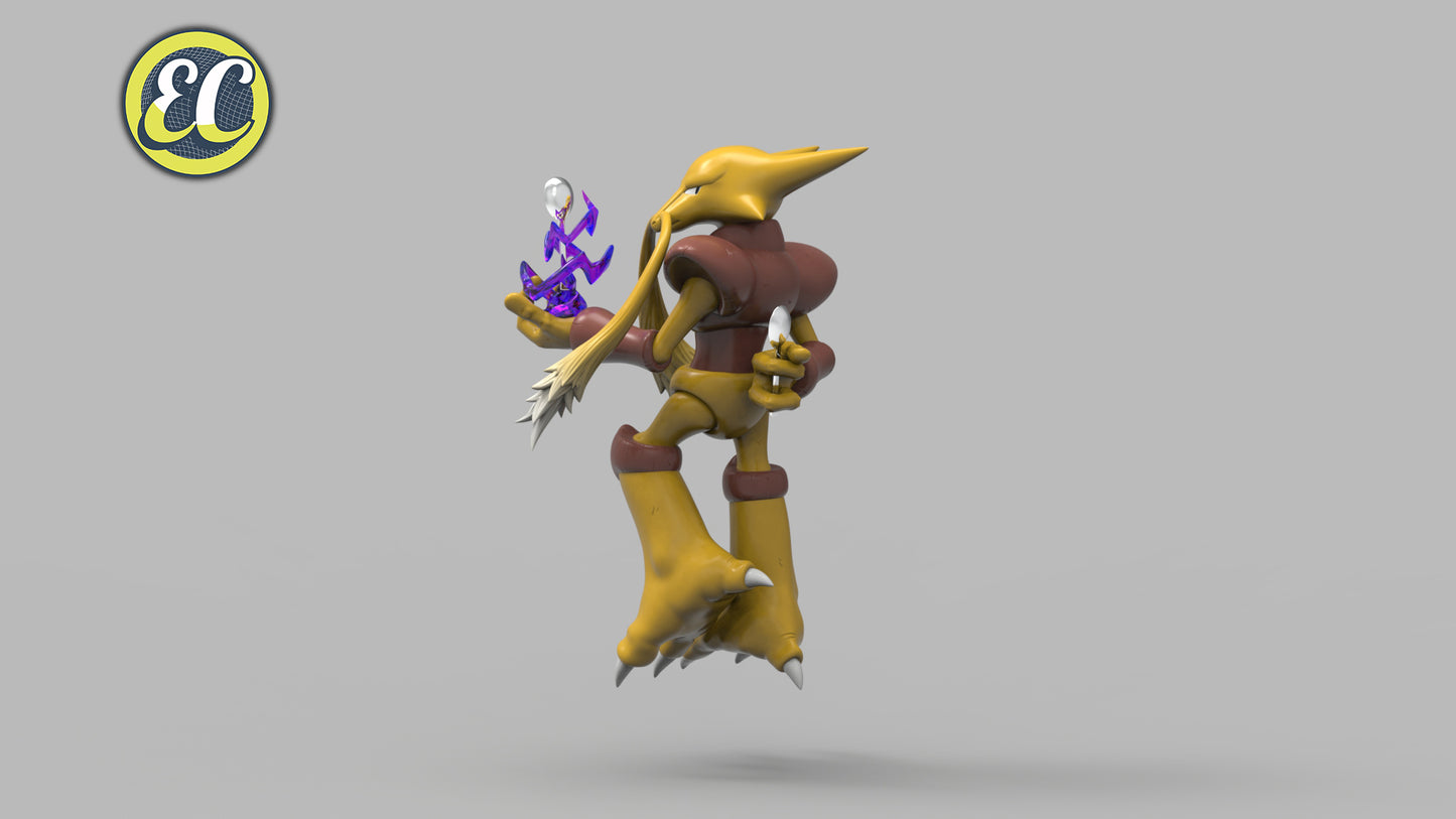 [REMAINING BALANCE] 1/20 Scale World Figure [EC] - Abra & Kadabra & Alakazam