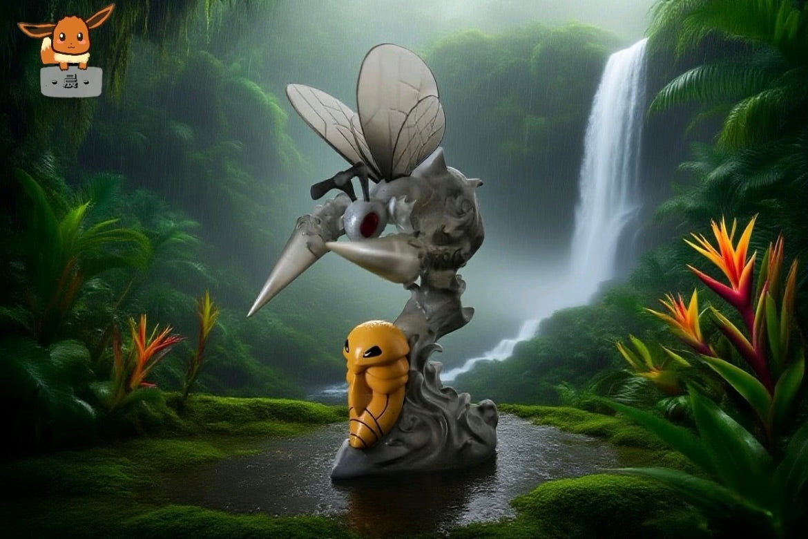 [IN STOCK] 1/20 Scale World Figure [ZR] - Weedle & Kakuna & Beedrill & Mega Beedrill