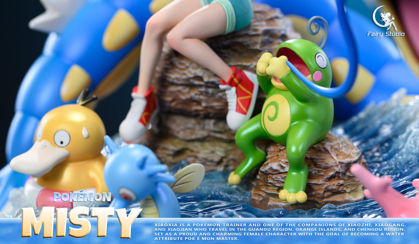 [PREORDER CLOSED] Statue [FAIRY] - Misty & Ludlow & Psyduck & Poliwhirl & Horsea & Goldeen & Staryu & Gyarados & Togepi & Politoed & Corsola & Azurill & Luvdisc