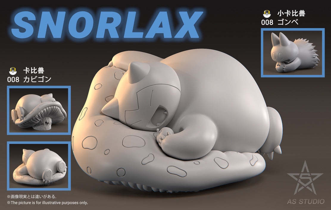 [PREORDER] 1/20 Scale World Figure [ASTERISM] - Snorlax & Slaking & Munchlax