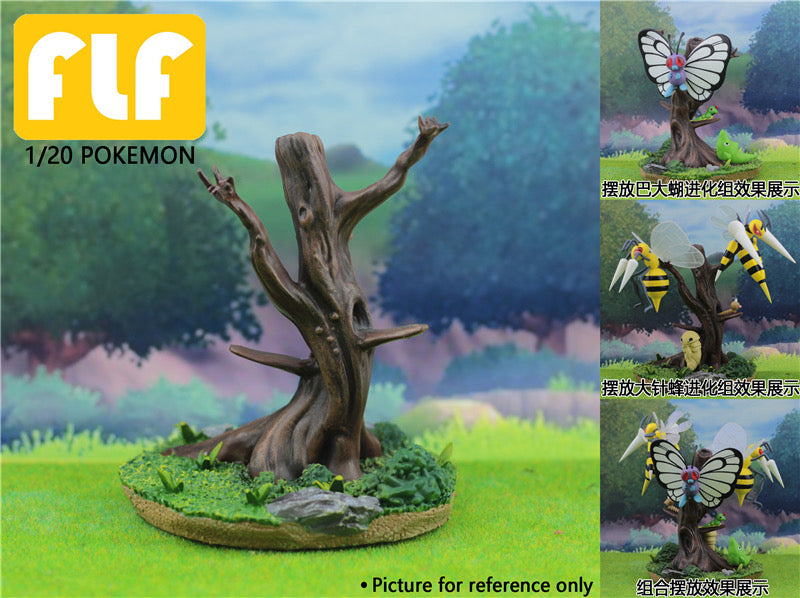 [PREORDER] 1/20 Scale World Figure [FLF] - Caterpie & Metapod & Butterfree