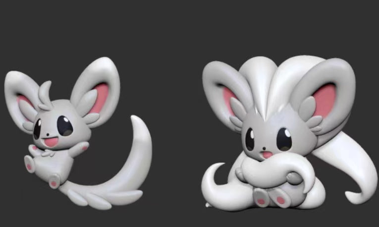 [PREORDER] 1/20 Scale World Figure [BM] - Minccino & Cinccino