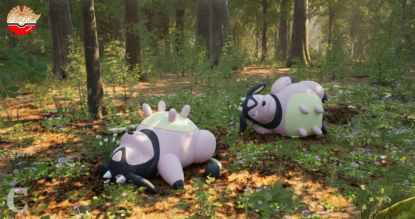 [PREORDER CLOSED] 1/20 Scale World Figure [MEGAZZ] - Whitney & Miltank