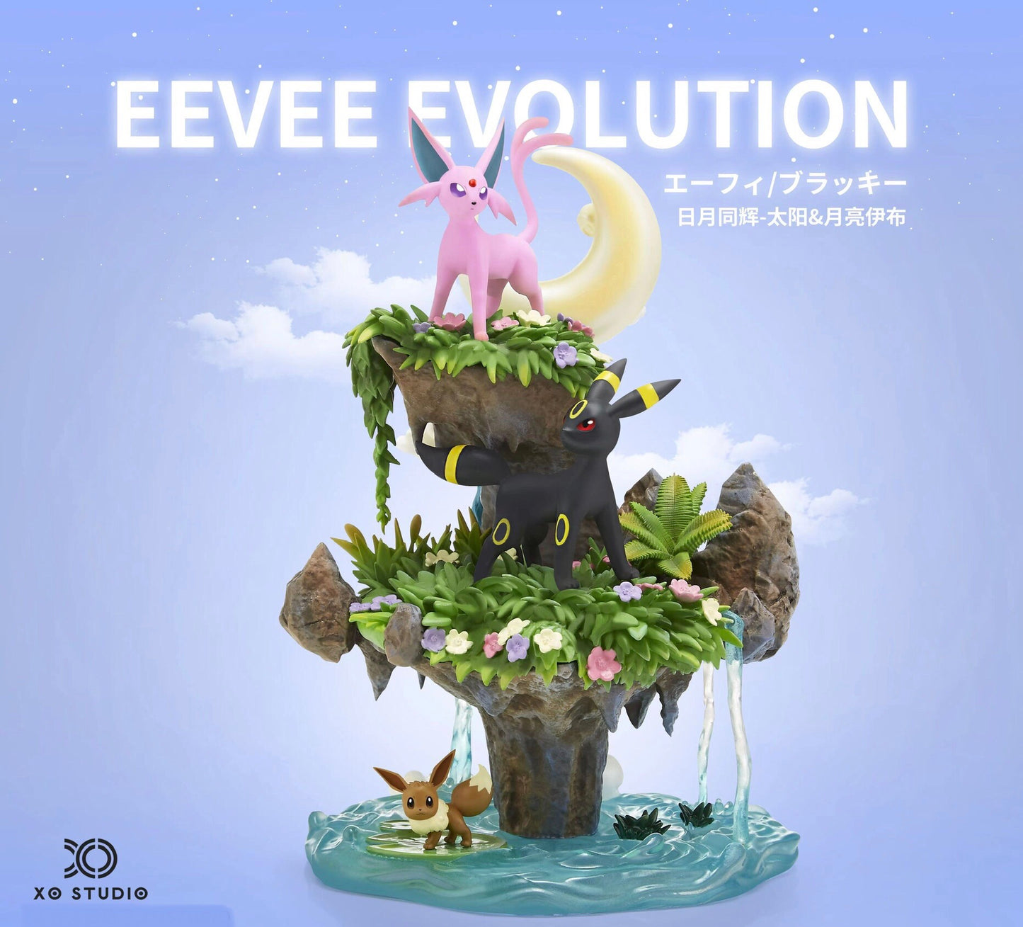 [PREORDER CLOSED] 1/20 Scale World Figure [XO] - Eevee & Espeon & Umbreon