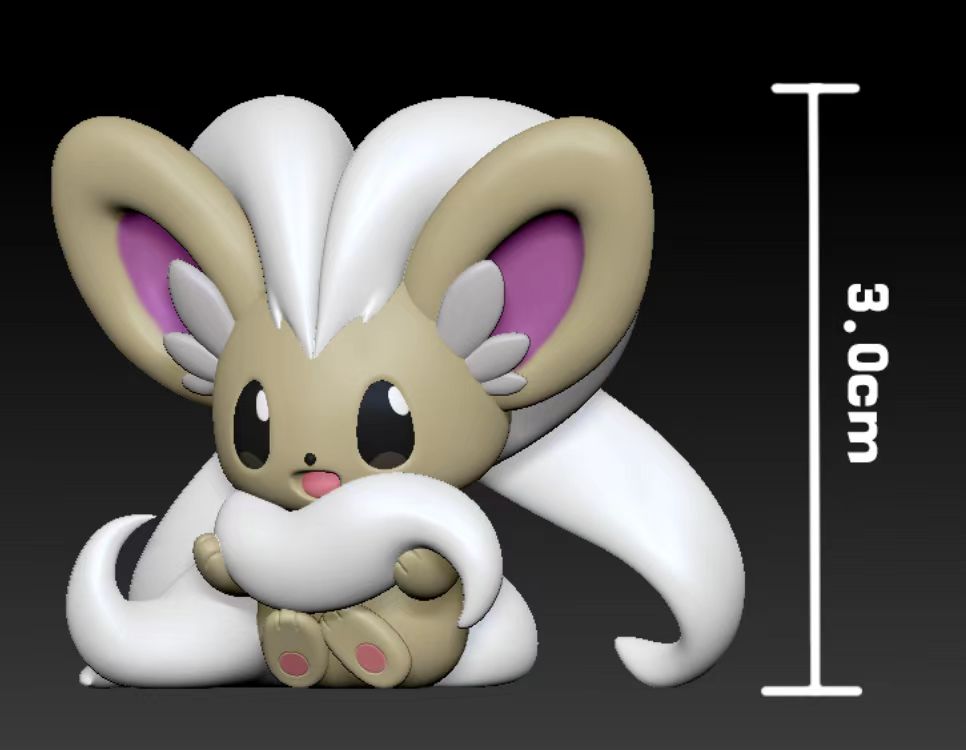 ポポ PREORDER] 1/20 Scale World Figure [BM] - Minccino & Cinccino