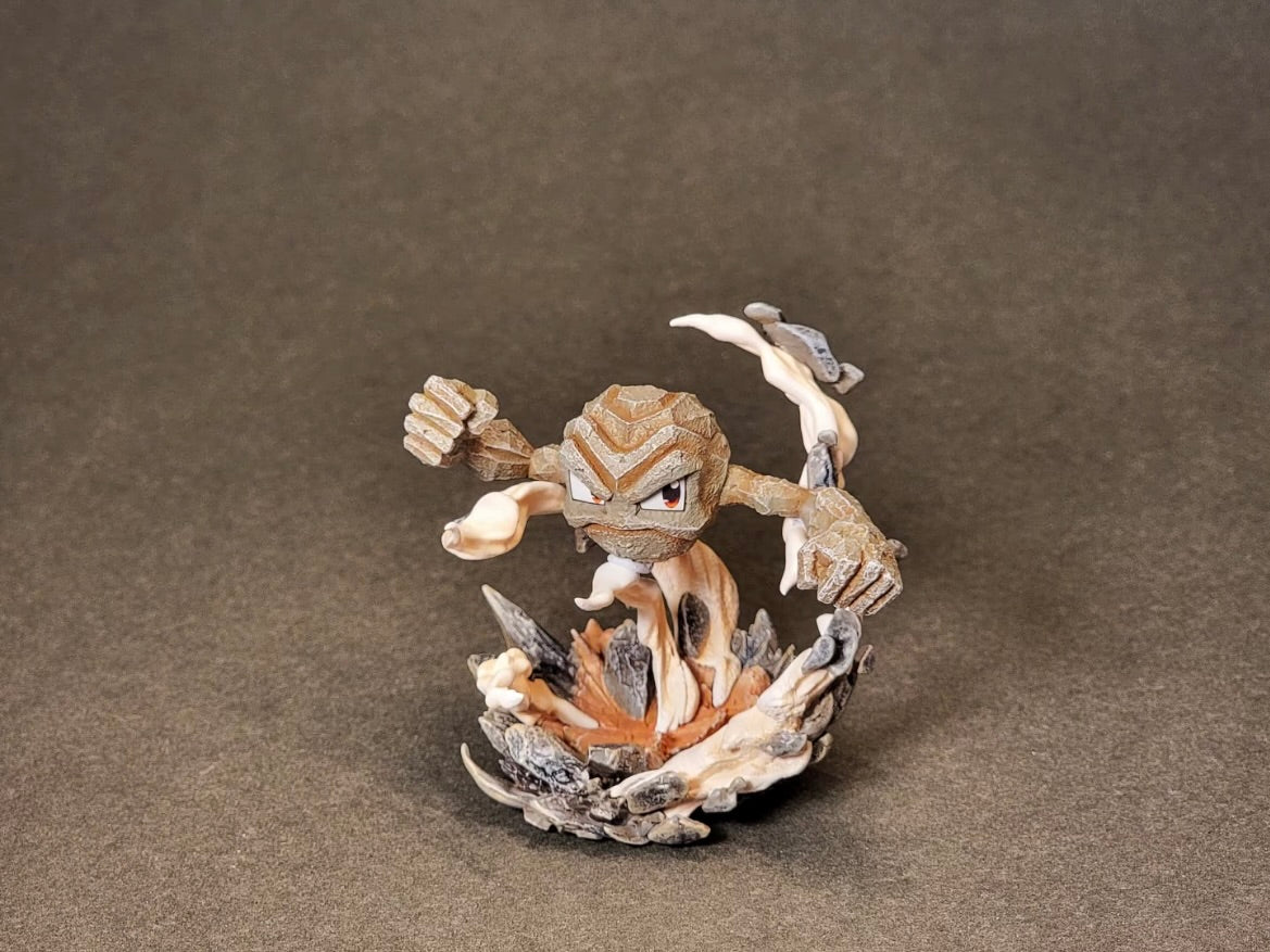 [IN STOCK] 1/20 Scale World Figure [PALLET TOWN] - Geodude & Graveler & Golem