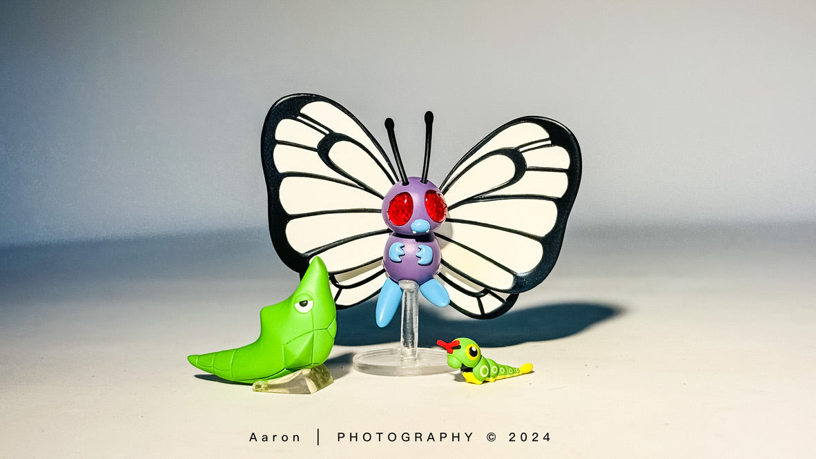 [IN STOCK] 1/20 Scale World Figure [FLF] - Caterpie & Metapod & Butterfree