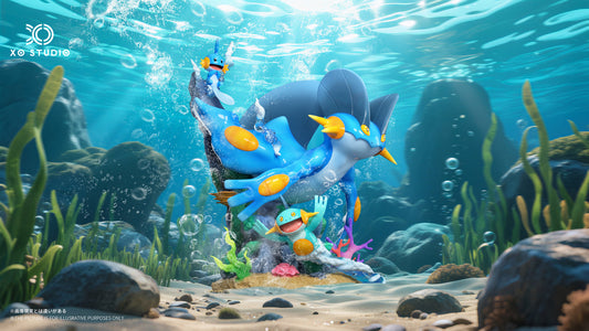 [PREORDER] 1/20 Scale World Figure [XO] - Mudkip & Marshtomp & Swampert