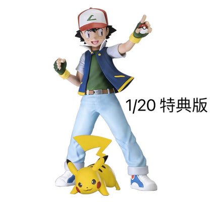 [IN STOCK] 1/20 Scale World Figure [STS] - Ash Ketchum & Pikachu