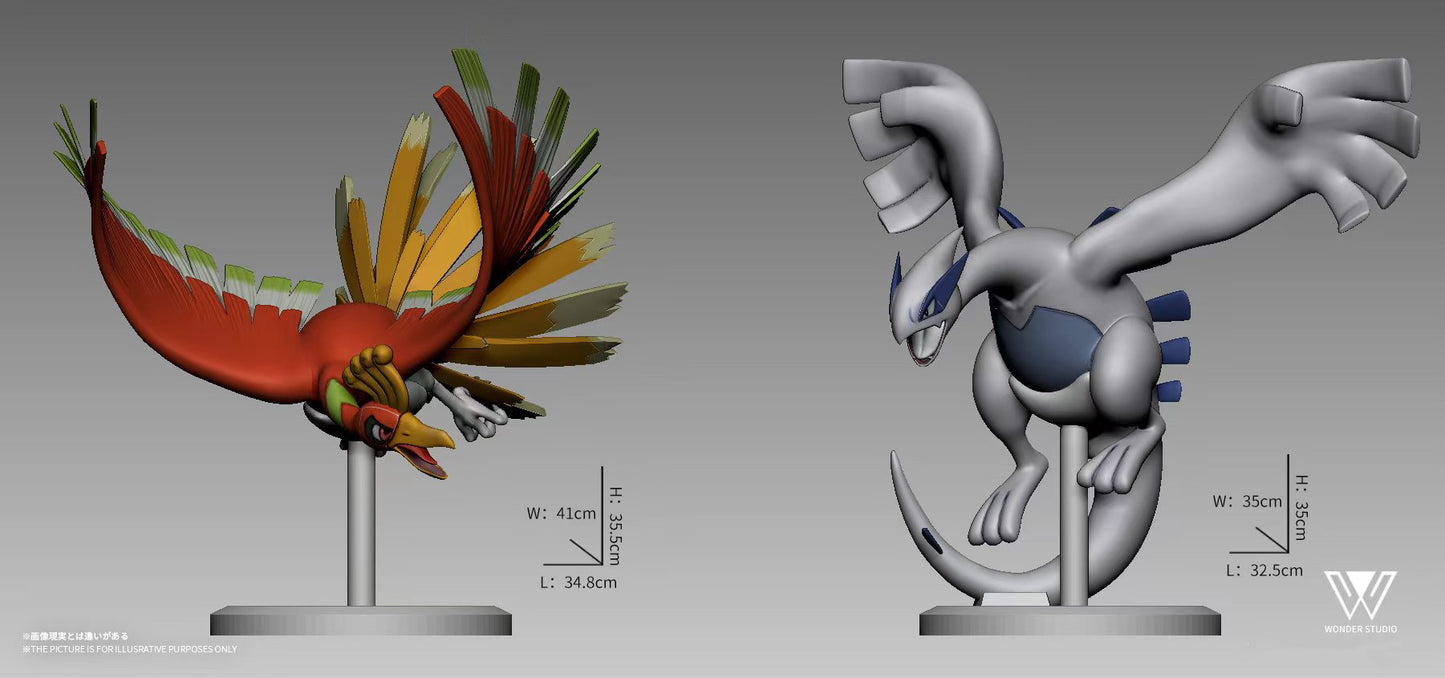 [PREORDER] 1/20 Scale World Figure [WONDER] - Ho-Oh & Lugia