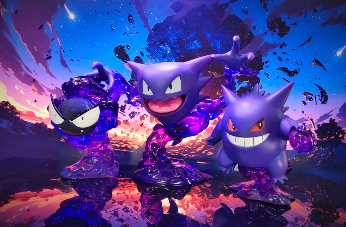 [IN STOCK] 1/20 Scale World Figure [PIKA] - Gastly & Haunter & Gengar