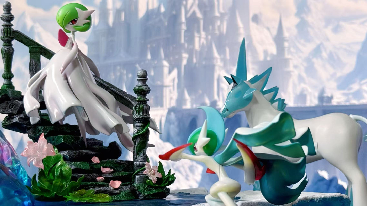 [IN STOCK] 1/20 Scale World Figure [PALLET TOWN] - Mega Gardevoir & Mega Gallade