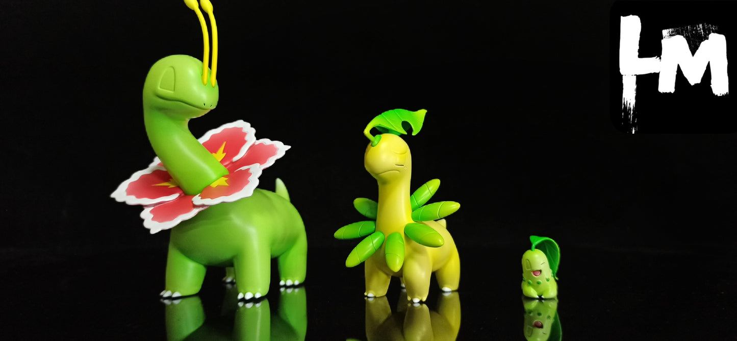 [PREORDER] 1/20 Scale World Figure [LM] - Chikorita & Bayleef & Meganium