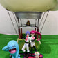 [IN STOCK] 1/20 Scale World Figure [POKE HOUSE] - Jessie & James & Meowth & Wobbuffet & Meowth Hot-air Balloon