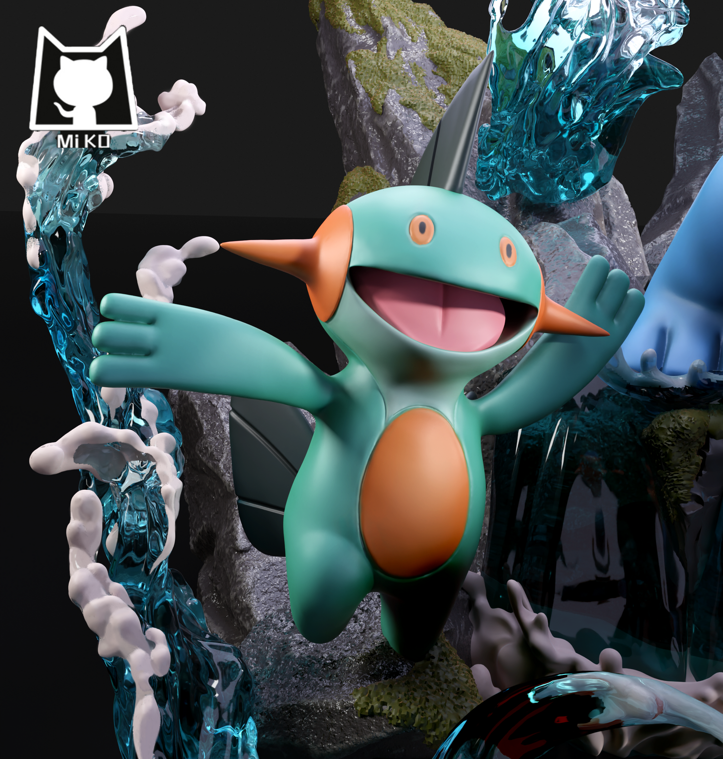 [PREORDER CLOSED] Statue [MIKO] - Mudkip & Marshtomp & Swampert