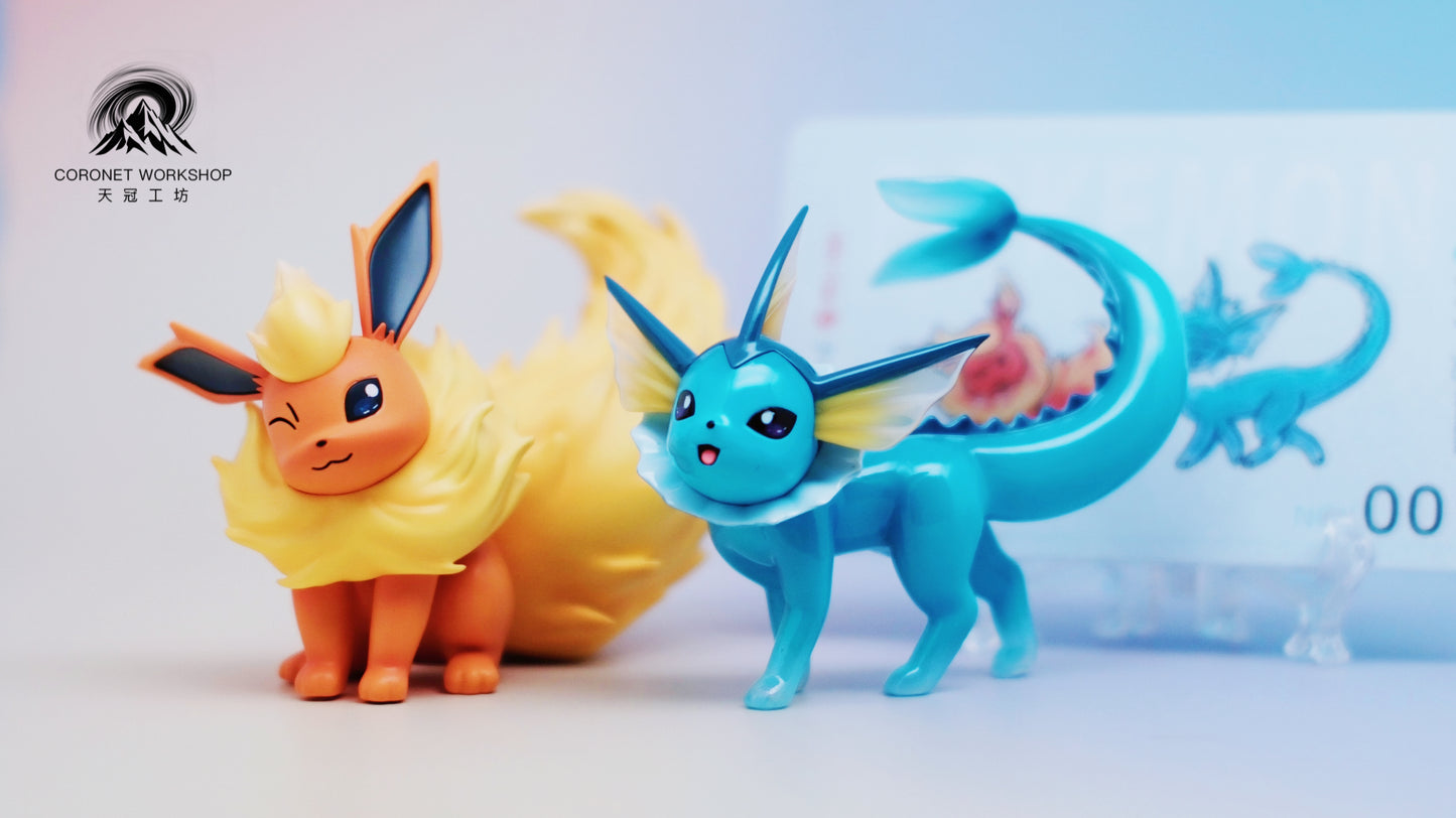 [IN STOCK] 1/20 Scale World Figure [CORONET] - Vaporeon & Flareon