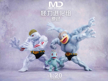 [PREORDER] 1/20 Scale World Figure [MD] - Machop & Machoke & Machamp