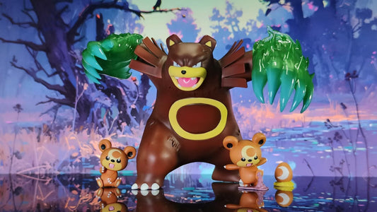 [IN STOCK] 1/20 Scale World Figure [TP] - Teddiursa & Ursaring