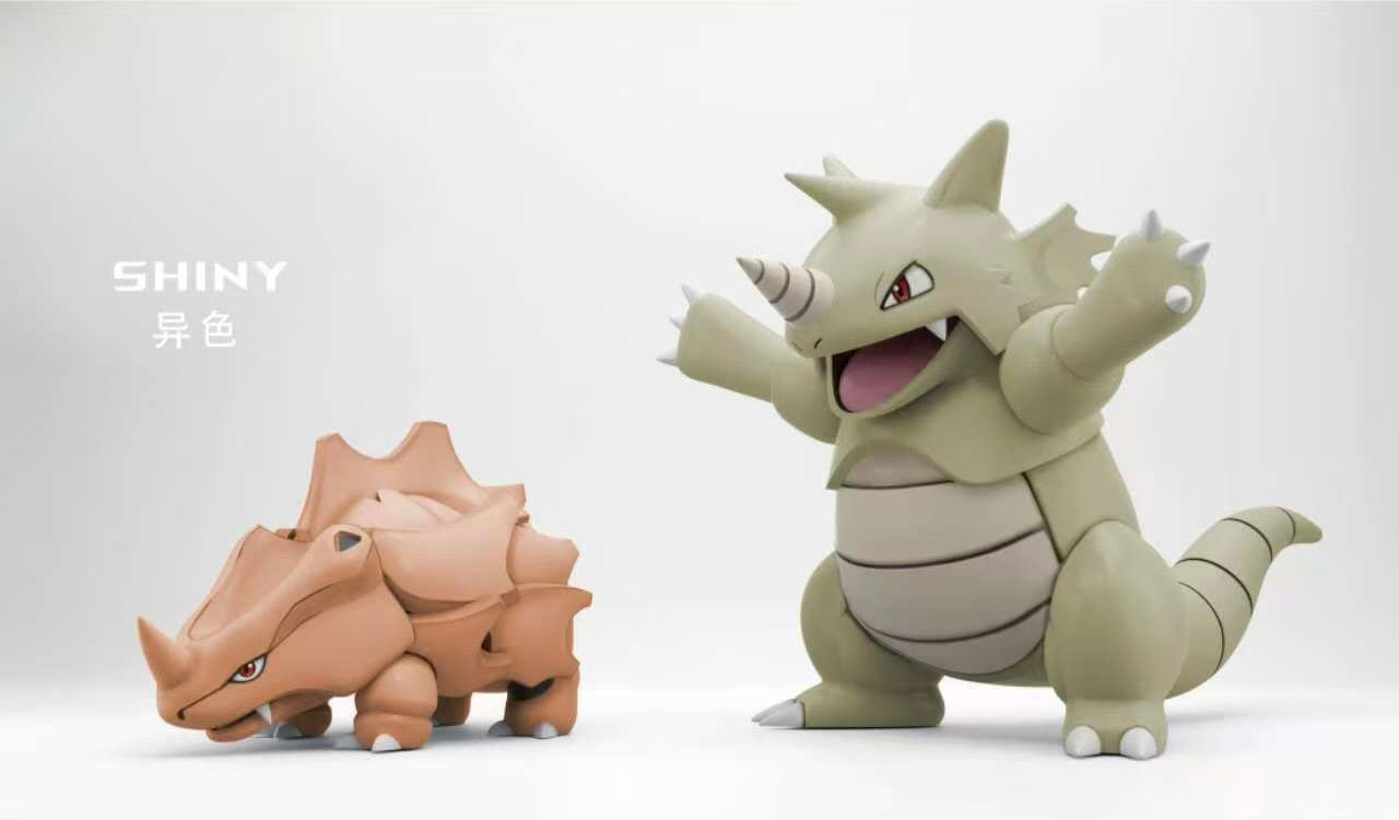 PREORDER] 1/20 Scale World Figure [VS] - Rhyhorn & Rhydon