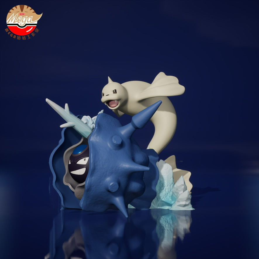 [PREORDER CLOSED] 1/20 Scale World Figure [MEGAZZ] - Lorelei & Shellder & Cloyster & Jynx & Smoochum & Dewgong