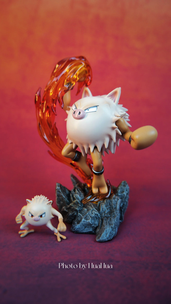 [IN STOCK] 1/20 Scale World Figure [WONDER] - Mankey & Primeape