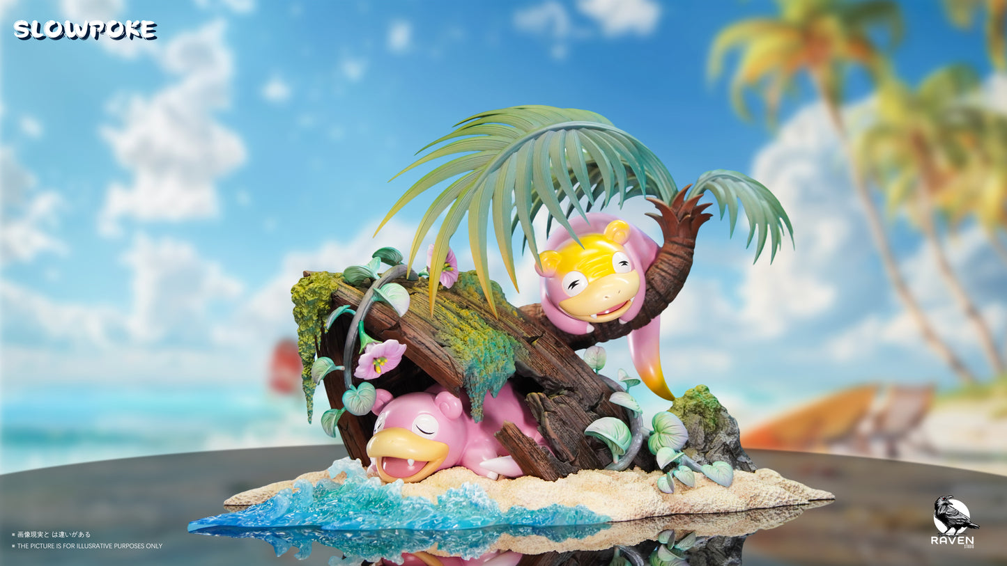 [PREORDER] Mini Statue [RAVEN] - Slowpoke & Galarian Slowpoke