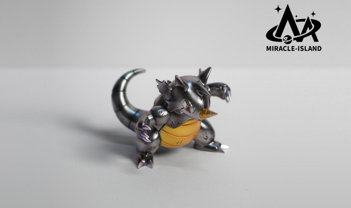 [PREORDER] 1/20 Scale World Figure [MIRACLE ISLAND] - Rhyhorn & Rhydon