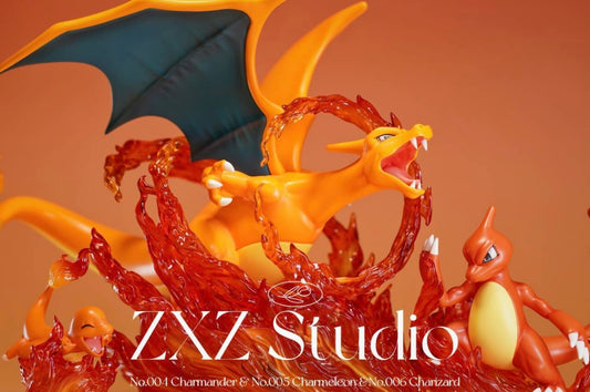 [IN STOCK] 1/20 Scale World Figure [PALLET TOWN] - Charmander & Charmeleon & Charizard