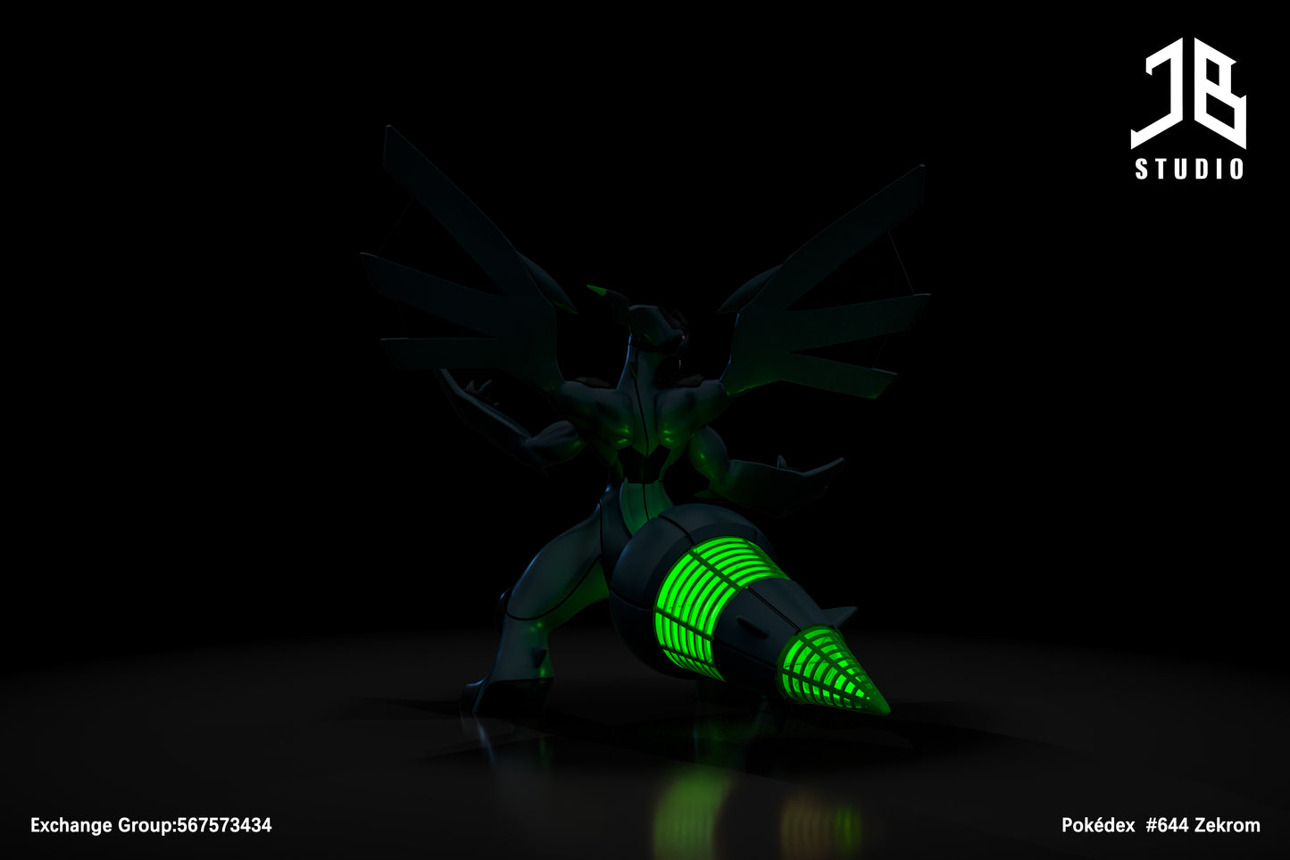 [PREORDER] 1/20 Scale World Figure [JB] - Zekrom