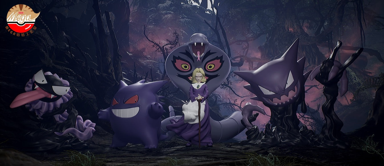 [PREORDER] 1/20 Scale World Figure [MEGAZZ] - Gastly & Haunter & Gengar