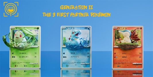 [PREORDER] Mini Figure [GEISHA] - Chikorita & Totodile & Cyndaquil