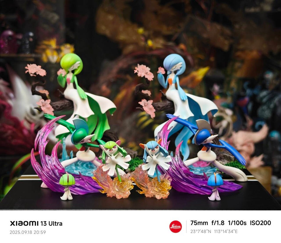 [IN STOCK] 1/20 Scale World Figure [PALLET TOWN] - Ralts & Kirlia & Gardevoir & Gallade
