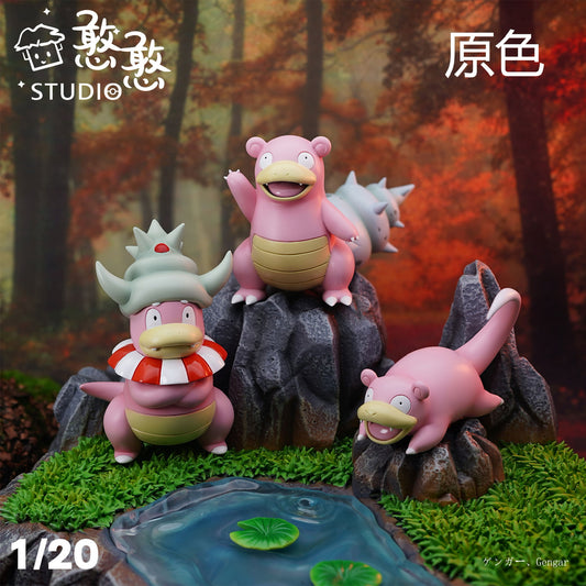 [PREORDER CLOSED] 1/20 Scale World Figure [HH] - Slowpoke & Slowbro & Slowking