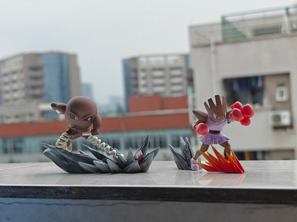 [IN STOCK] 1/20 Scale World Figure [ASTERISM] - Hitmonlee & Hitmonchan