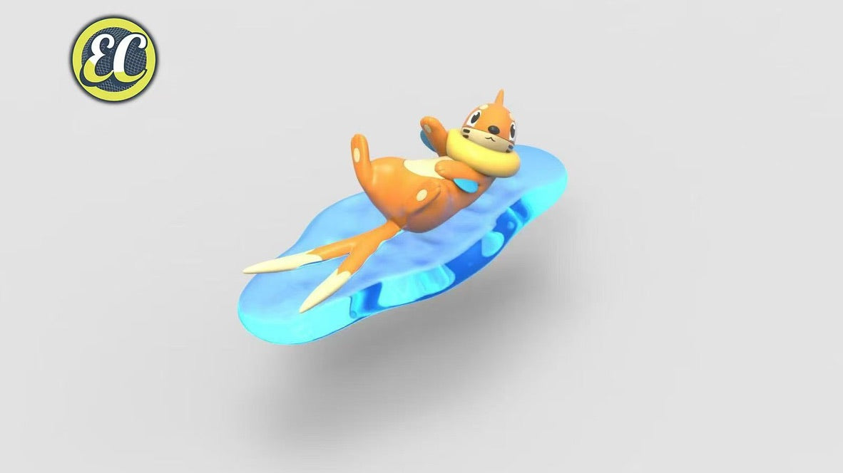 [REMAINING BALANCE] 1/20 Scale World Figure [EC] - Buizel & Floatzel