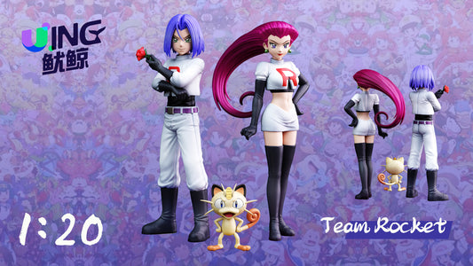 [REMIAINING BALANCE] 1/20 Scale World Figure [UING] - Jessie & James & Meowth