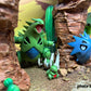 [IN STOCK] 1/20 Scale World Figure [PALLET TOWN] - Larvitar & Pupitar & Tyranitar