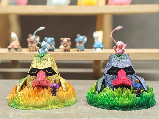 [IN STOCK] 1/20 Scale World Figure [ZOO] - Mew & Nosepass & Roggenrola
