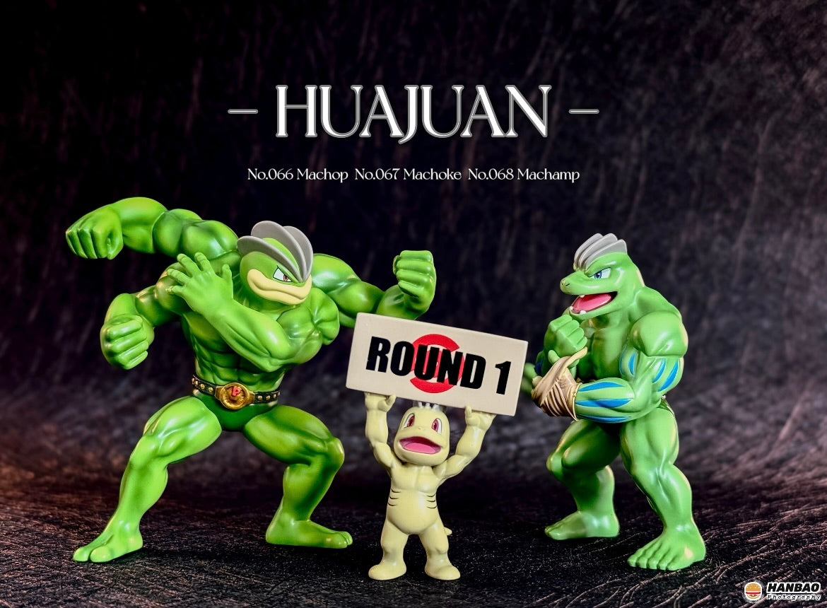 [IN STOCK] 1/20 Scale World Figure [HJ] - Machop & Machoke & Machamp