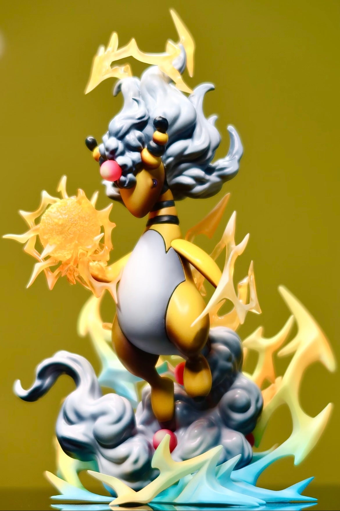 [IN STOCK] 1/20 Scale World Figure [ROCKY HELMET] - Mega Ampharos