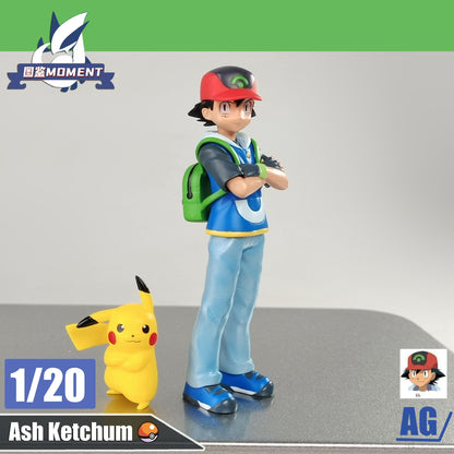 [PREORDER CLOSED] 1/20 Scale World Figure [POKEDEX MOMENT] - Ash Ketchum & Pikachu