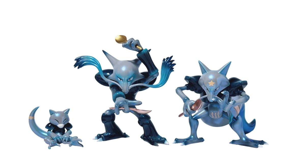 [IN STOCK] 1/20 Scale World Figure [GOLDEN CITY] - Abra & Kadabra & Alakazam