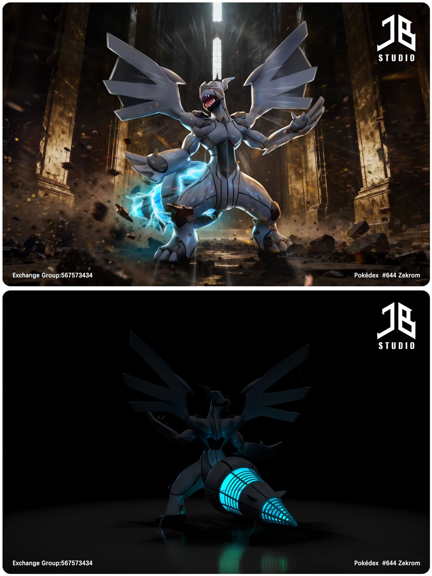 [PREORDER] 1/20 Scale World Figure [JB] - Zekrom