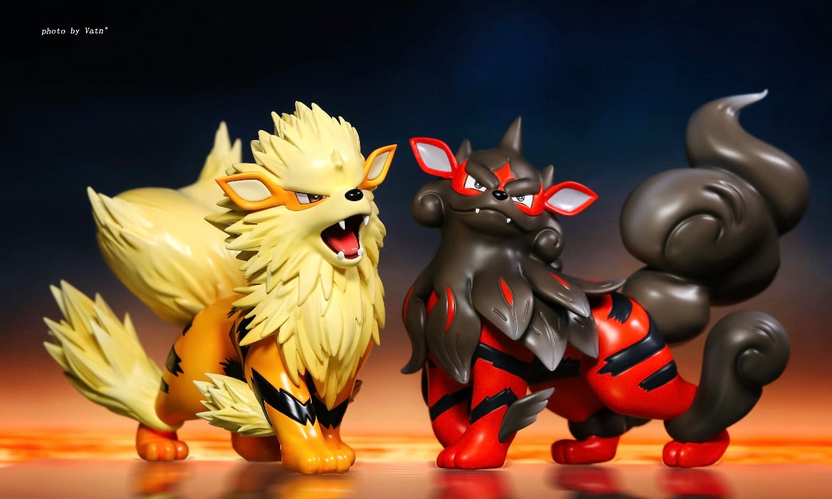 [IN STOCK] 1/20 Scale World Figure [YH] - Hisuian Growlithe & Arcanine