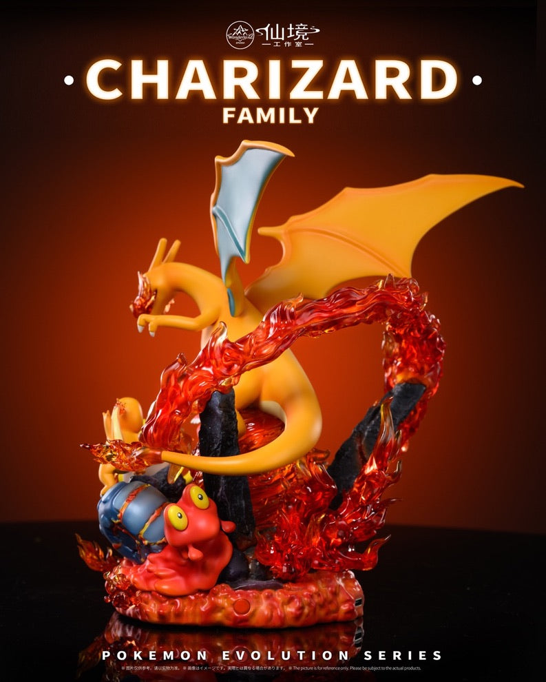 [PREORDER] 1/20 Scale World [WONDERLAND] - Charmander & Charmeleon & Charizard & Slugma & Magcargo